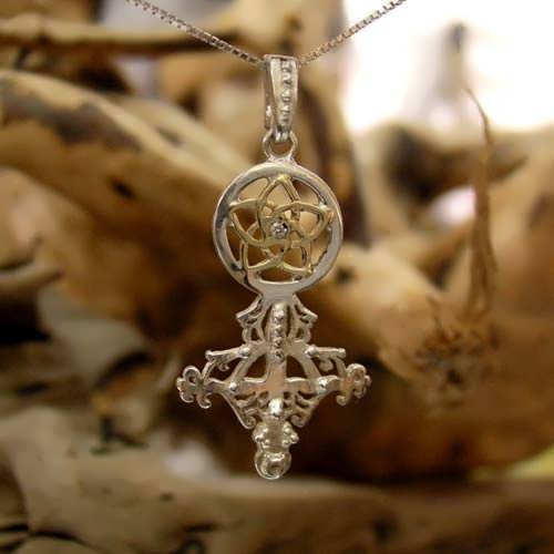 Divine Love Talisman (Venus In Pisces) Silver And Gold With Diamond ...