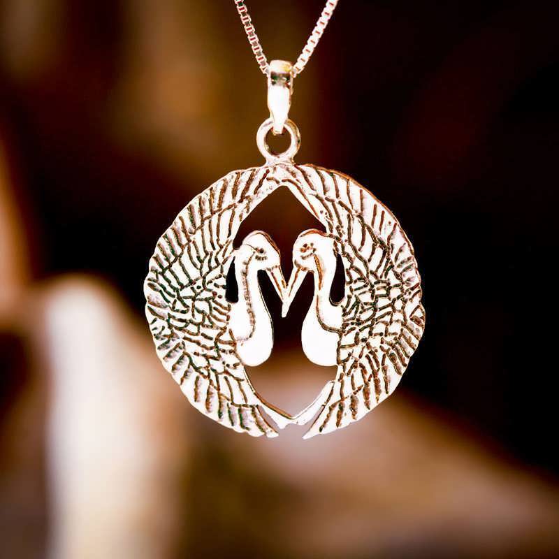 Necklace Japan Necklace Gold on sale 24k Gold Filled 14k Bird Crane Gift Ceremony - Japan