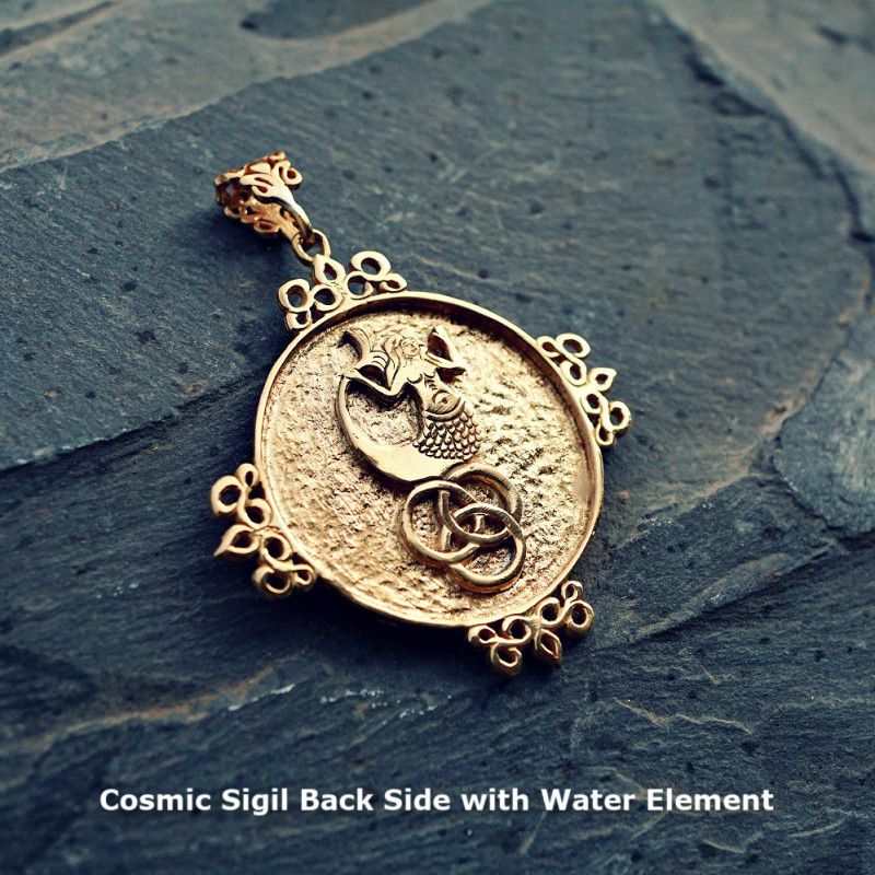 Personalized Cosmic Sigil Talisman Gold